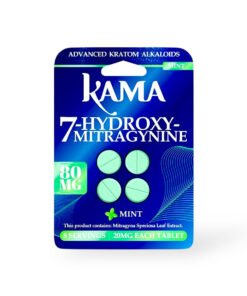 Kama 7-Hydroxy Mitragynine Chewable Tablets Mint 20mg Per Tablet