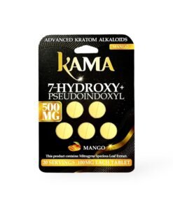 Kama 7 Hydroxy + Pseudoindoxyl Chewable Tablets Black Mango 100mg Per Tablet