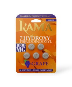 Kama 7 Hydroxy + Pseudoindoxyl Chewable Tablets Grape 200mg Per Tablet