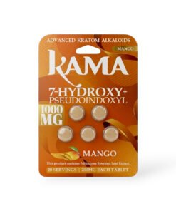 Kama 7 Hydroxy + Pseudoindoxyl Chewable Tablets Mango 200mg Per Tablet
