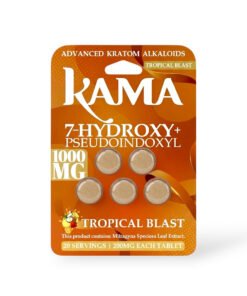 Kama 7 Hydroxy + Pseudoindoxyl Chewable Tablets Tropical Blast 200mg Per Tablet