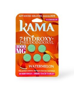 Kama 7 Hydroxy + Pseudoindoxyl Chewable Tablets Watermelon 200mg Per Tablet