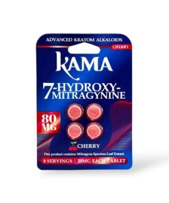 Kama 7-Hydroxymitragynine Chewable Tablets Cherry 20mg Per Tablet