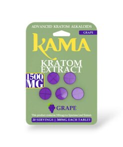 Kama Kratom Extract Chewable Tablets Grape 300mg