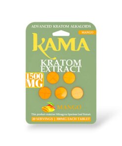 Kama Kratom Extract Chewable Tablets Mango 300mg