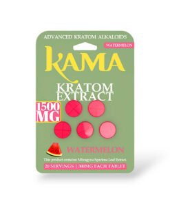Kama Kratom Extract Chewable Tablets Watermelon 300mg